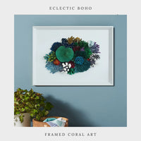 shop coral art wall art framed natural coral wall art